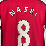 Shop 2008/10 ARSENAL NASRI #8 HOME SHIRT (M) NIKE, classic football shirts, vintage football shirts & retro soccer jerseys at Cult Kits
