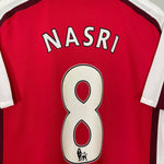 Shop 2008/10 ARSENAL NASRI #8 HOME SHIRT (M) NIKE, classic football shirts, vintage football shirts & retro soccer jerseys at Cult Kits