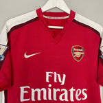 Shop 2008/10 ARSENAL NASRI #8 HOME SHIRT (M) NIKE, classic football shirts, vintage football shirts & retro soccer jerseys at Cult Kits