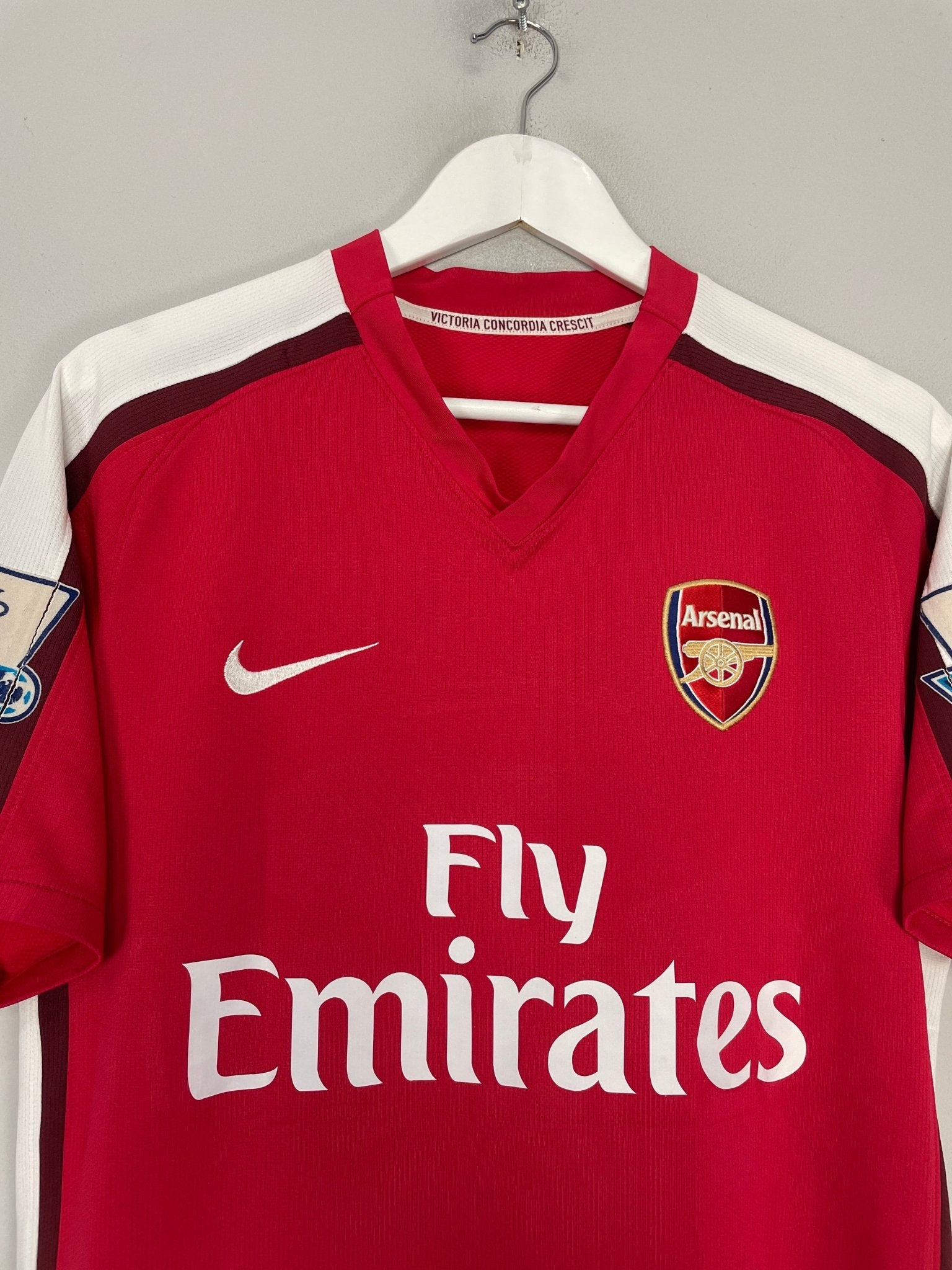 Shop 2008/10 ARSENAL NASRI #8 HOME SHIRT (M) NIKE, classic football shirts, vintage football shirts & retro soccer jerseys at Cult Kits
