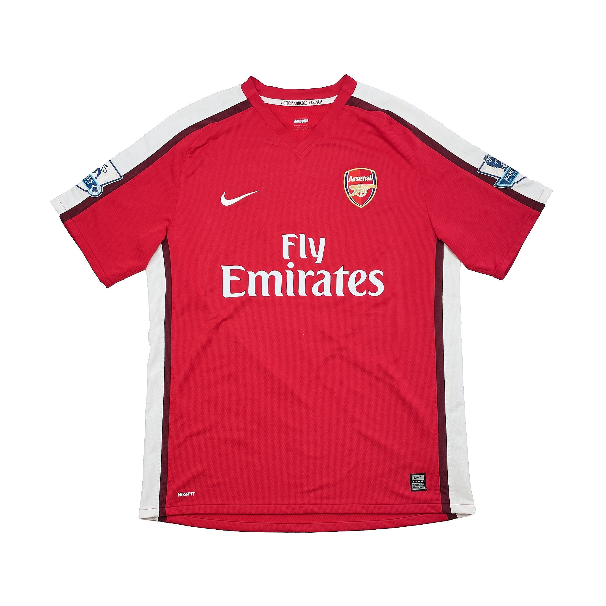 Buy 2008/10 Arsenal Vela 12 Home Shirt (XL) Nike ~ Free worldwide shipping ~ Authentic Vintage Football Shirts from Cult Kits