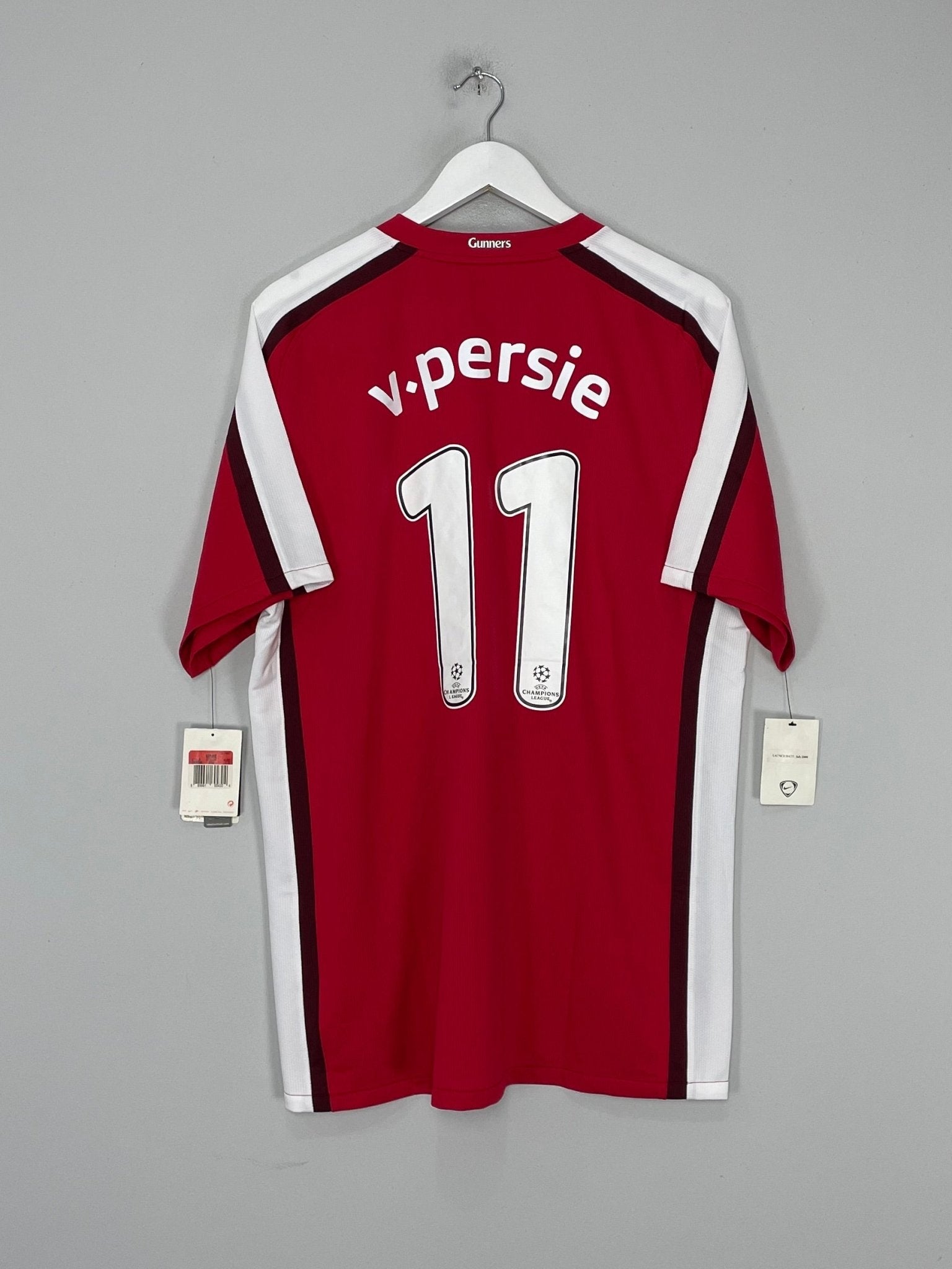 Shop 2008/10 ARSENAL V.PERSIE #11 *BNWT* HOME SHIRT (L) NIKE, classic football shirts, vintage football shirts & retro soccer jerseys at Cult Kits