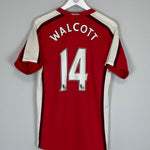 Shop 2008/10 ARSENAL WALCOTT #14 HOME SHIRT (S) NIKE, classic football shirts, vintage football shirts & retro soccer jerseys at Cult Kits
