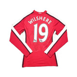 Buy 2008/10 Arsenal Wilshere 19 L/S *Player Issue* Home Shirt (M) Nike ~ Free worldwide shipping available ~ Authentic Vintage Football Shirts from Cult Kits