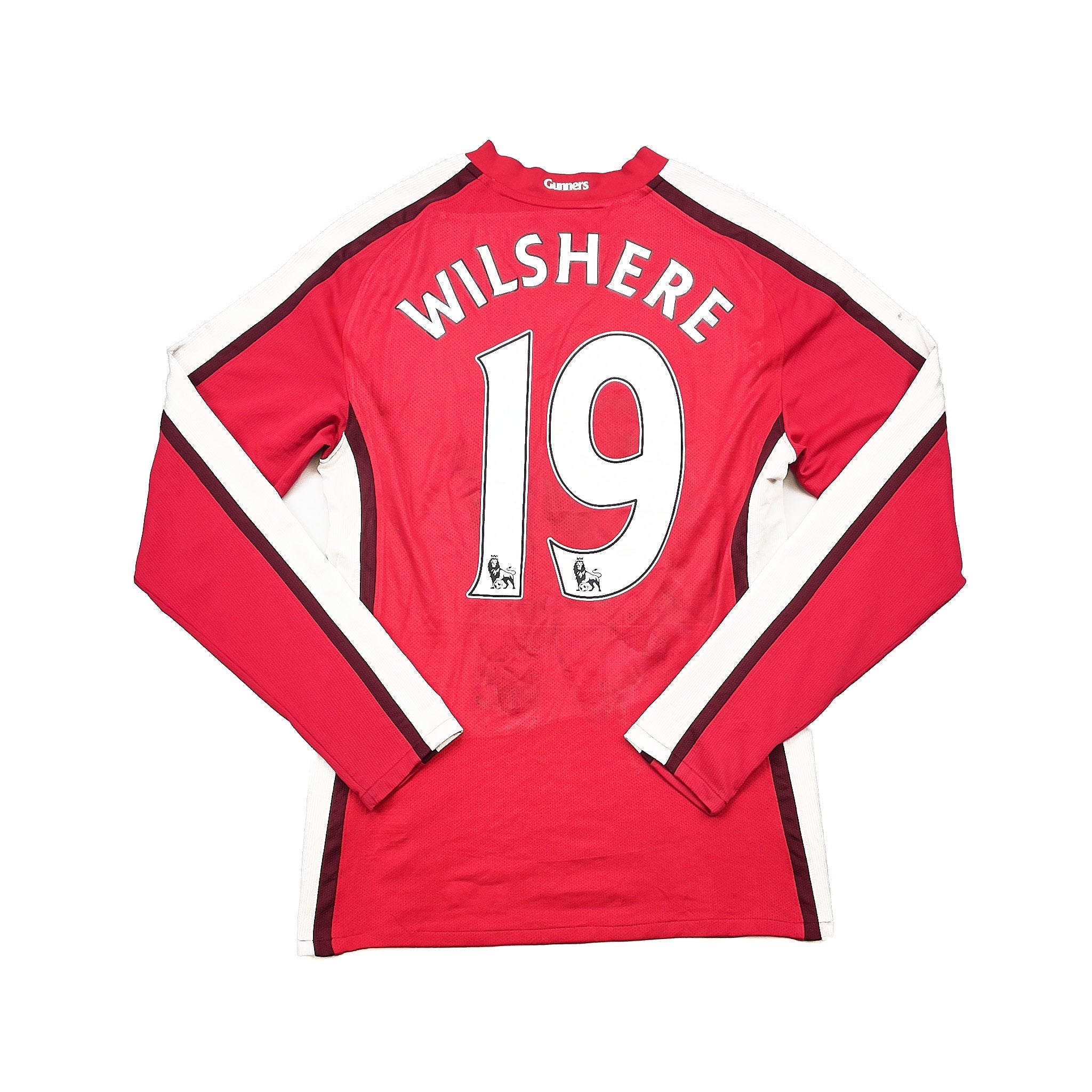 Buy 2008/10 Arsenal Wilshere 19 L/S *Player Issue* Home Shirt (M) Nike ~ Free worldwide shipping available ~ Authentic Vintage Football Shirts from Cult Kits