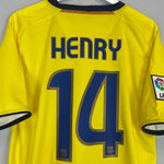 2008/10 BARCELONA HENRY 14 AWAY SHIRT (L) NIKE - Cult Kits - Large - Buy Vintage Football Shirts, Authentic Retro Football Shirts For Sale, Classic Football Shirts & Soccer Jersey