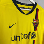 Shop 2008/10 BARCELONA HENRY #14 L/S AWAY SHIRT (XL) NIKE, classic football shirts, vintage football shirts & retro soccer jerseys at Cult Kits