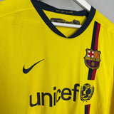 Shop 2008/10 BARCELONA HENRY #14 L/S AWAY SHIRT (XL) NIKE, classic football shirts, vintage football shirts & retro soccer jerseys at Cult Kits
