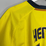 Shop 2008/10 BARCELONA HENRY #14 L/S AWAY SHIRT (XL) NIKE, classic football shirts, vintage football shirts & retro soccer jerseys at Cult Kits