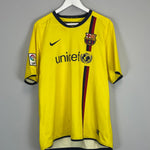 Shop 2008/10 BARCELONA INIESTA #8 AWAY SHIRT (XL) NIKE, classic football shirts, vintage football shirts & retro soccer jerseys at Cult Kits
