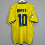 Shop 2008/10 BARCELONA MESSI #10 AWAY SHIRT (XL) NIKE, classic football shirts, vintage football shirts & retro soccer jerseys at Cult Kits