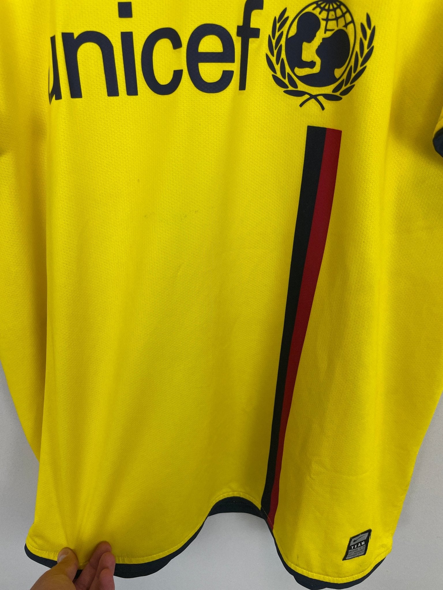 Shop 2008/10 BARCELONA MESSI #10 AWAY SHIRT (XL) NIKE, classic football shirts, vintage football shirts & retro soccer jerseys at Cult Kits