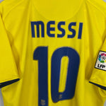 Shop 2008/10 BARCELONA MESSI #10 AWAY SHIRT (XL) NIKE, classic football shirts, vintage football shirts & retro soccer jerseys at Cult Kits