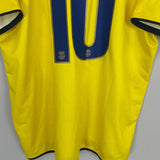 Shop 2008/10 BARCELONA MESSI #10 AWAY SHIRT (XL) NIKE, classic football shirts, vintage football shirts & retro soccer jerseys at Cult Kits