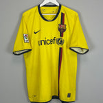 Shop 2008/10 BARCELONA MESSI #10 AWAY SHIRT (XL) NIKE, classic football shirts, vintage football shirts & retro soccer jerseys at Cult Kits