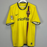 Shop 2008/10 BARCELONA MESSI #10 AWAY SHIRT (XL) NIKE, classic football shirts, vintage football shirts & retro soccer jerseys at Cult Kits
