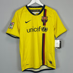 Shop 2008/10 BARCELONA MESSI #10 *BNWT* AWAY SHIRT (S) NIKE, classic football shirts, vintage football shirts & retro soccer jerseys at Cult Kits
