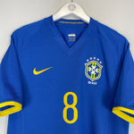 Shop 2008/10 BRAZIL KAKA #8 AWAY SHIRT (M) NIKE, classic football shirts, vintage football shirts & retro soccer jerseys at Cult Kits