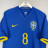 Shop 2008/10 BRAZIL KAKA #8 AWAY SHIRT (M) NIKE, classic football shirts, vintage football shirts & retro soccer jerseys at Cult Kits