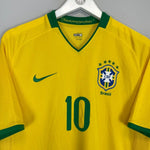 2008/10 BRAZIL RONALDINHO 10 HOME SHIRT (M) NIKE - Cult Kits - Medium - Buy Vintage Football Shirts, Authentic Retro Football Shirts For Sale, Classic Football Shirts & Soccer Jersey