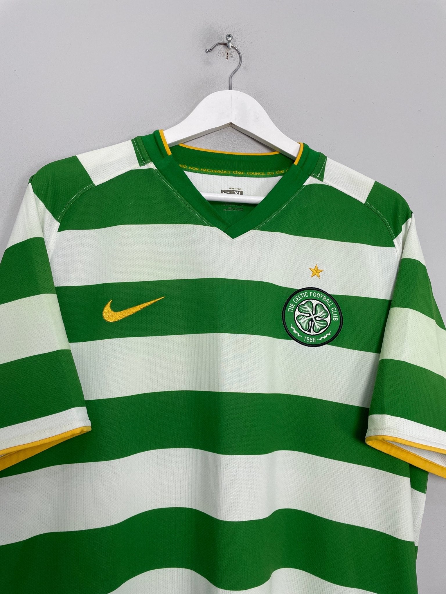 Shop 2008/10 CELTIC HOME SHIRT (XL) NIKE, classic football shirts, vintage football shirts & retro soccer jerseys at Cult Kits