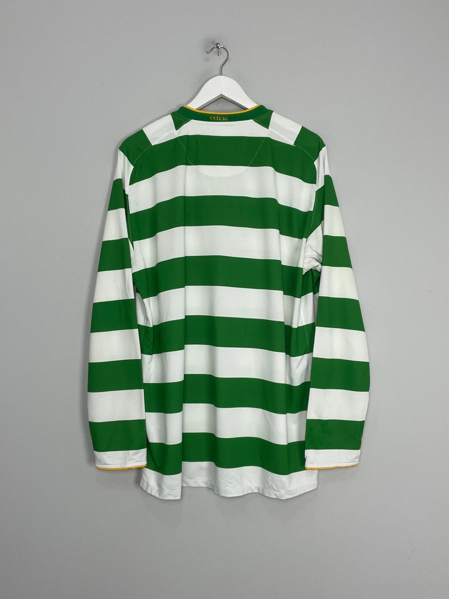 Shop 2008/10 CELTIC L/S HOME SHIRT (XL) NIKE, classic football shirts, vintage football shirts & retro soccer jerseys at Cult Kits