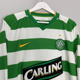 Shop 2008/10 CELTIC L/S HOME SHIRT (XL) NIKE, classic football shirts, vintage football shirts & retro soccer jerseys at Cult Kits