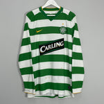 Shop 2008/10 CELTIC L/S HOME SHIRT (XL) NIKE, classic football shirts, vintage football shirts & retro soccer jerseys at Cult Kits