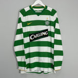 Shop 2008/10 CELTIC L/S HOME SHIRT (XL) NIKE, classic football shirts, vintage football shirts & retro soccer jerseys at Cult Kits