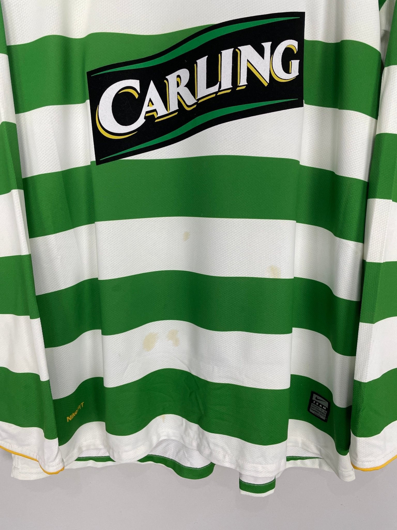 Shop 2008/10 CELTIC L/S HOME SHIRT (XL) NIKE, classic football shirts, vintage football shirts & retro soccer jerseys at Cult Kits