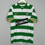 Shop 2008/10 CELTIC NAKAMURA #25 HOME SHIRT (M) NIKE, classic football shirts, vintage football shirts & retro soccer jerseys at Cult Kits
