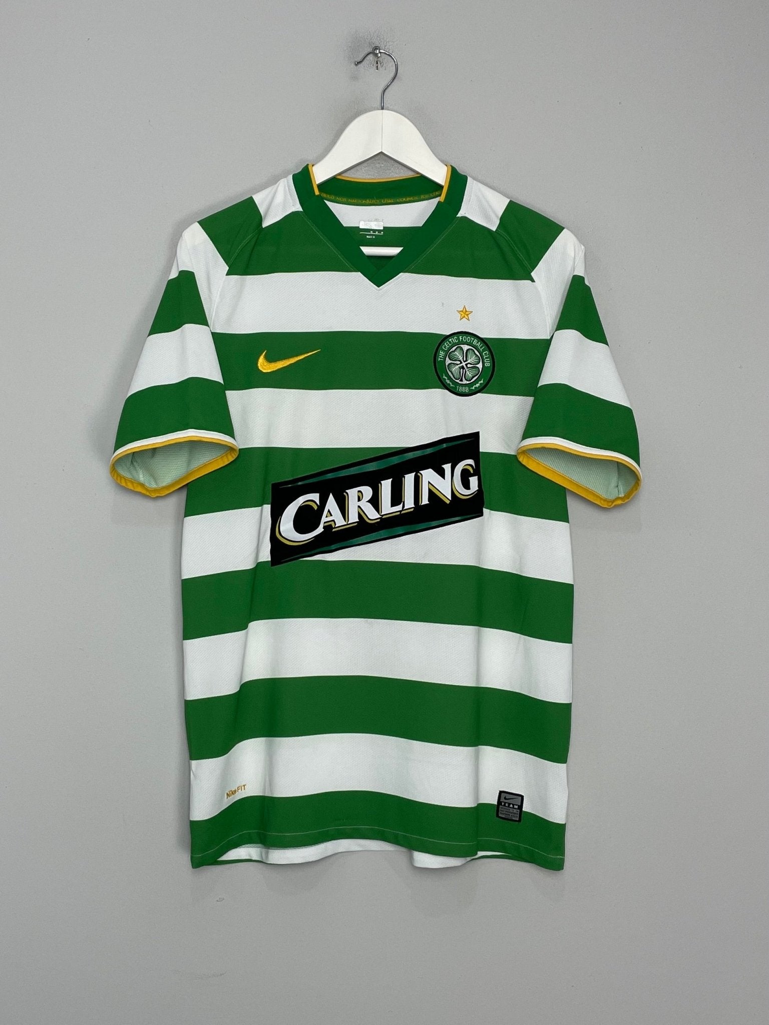 Shop 2008/10 CELTIC NAKAMURA #25 HOME SHIRT (M) NIKE, classic football shirts, vintage football shirts & retro soccer jerseys at Cult Kits