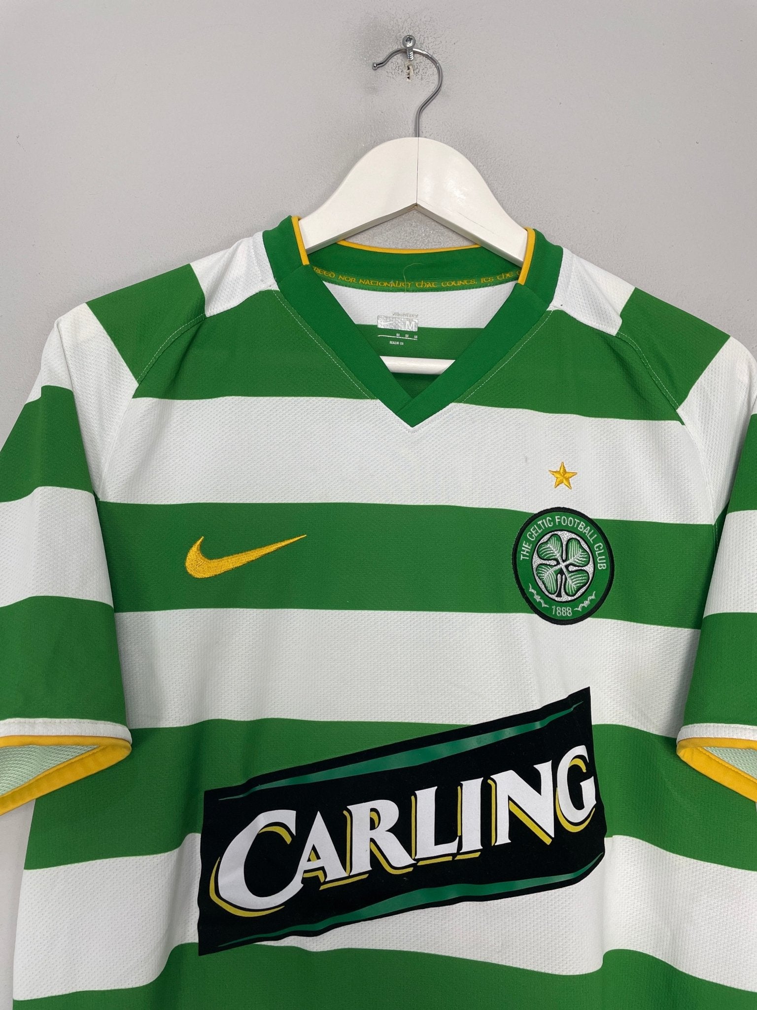 Shop 2008/10 CELTIC NAKAMURA #25 HOME SHIRT (M) NIKE, classic football shirts, vintage football shirts & retro soccer jerseys at Cult Kits