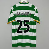 Shop 2008/10 CELTIC NAKAMURA #25 HOME SHIRT (M) NIKE, classic football shirts, vintage football shirts & retro soccer jerseys at Cult Kits