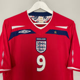 Shop 2008/10 ENGLAND ROONEY #9 AWAY SHIRT (L) UMBRO, classic football shirts, vintage football shirts & retro soccer jerseys at Cult Kits