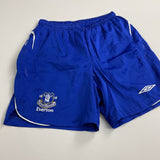 Shop 2008/10 EVERTON HOME SHORTS (L) UMBRO, classic football shirts, vintage football shirts & retro soccer jerseys at Cult Kits