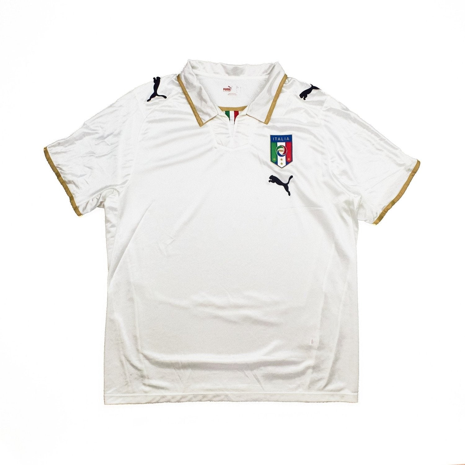 2008 Italy Puma football shirt - view 1 - Cult Kits