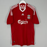 Shop 2008/10 LIVERPOOL ALONSO #14 HOME SHIRT (L) ADIDAS, classic football shirts, vintage football shirts & retro soccer jerseys at Cult Kits