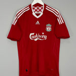 Shop 2008/10 LIVERPOOL ALONSO #14 HOME SHIRT (M) ADIDAS, classic football shirts, vintage football shirts & retro soccer jerseys at Cult Kits