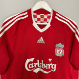 Shop 2008/10 LIVERPOOL ALONSO #14 HOME SHIRT (M) ADIDAS, classic football shirts, vintage football shirts & retro soccer jerseys at Cult Kits