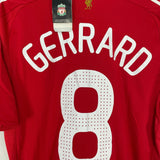 Shop 2008/10 LIVERPOOL GERRARD #8 *BNWT* HOME SHIRT (M) ADIDAS, classic football shirts, vintage football shirts & retro soccer jerseys at Cult Kits