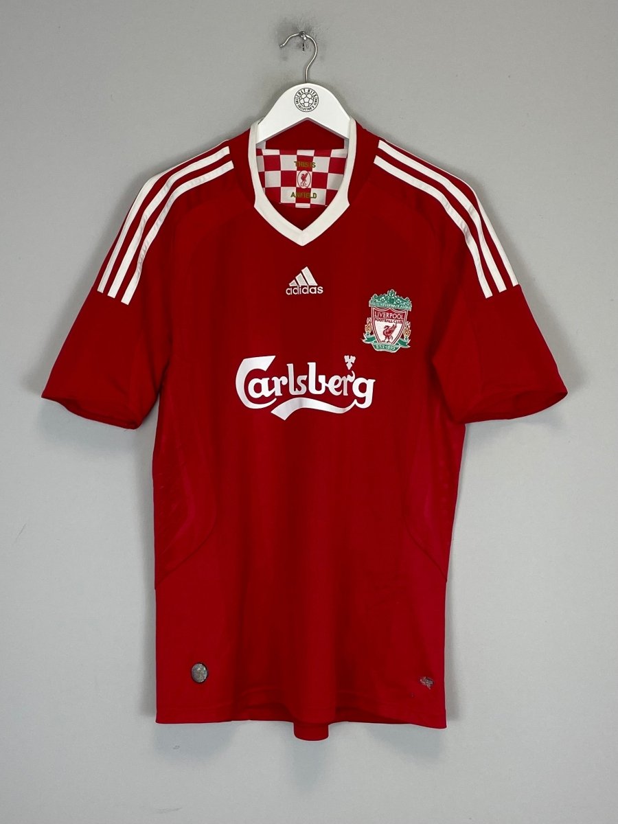 2008/10 LIVERPOOL GERRARD 8 HOME SHIRT (L) ADIDAS - Cult Kits - Large - Buy Vintage Football Shirts, Authentic Retro Football Shirts For Sale, Classic Football Shirts & Soccer Jersey