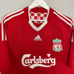 Shop 2008/10 LIVERPOOL GERRARD #8 HOME SHIRT (L) ADIDAS, classic football shirts, vintage football shirts & retro soccer jerseys at Cult Kits