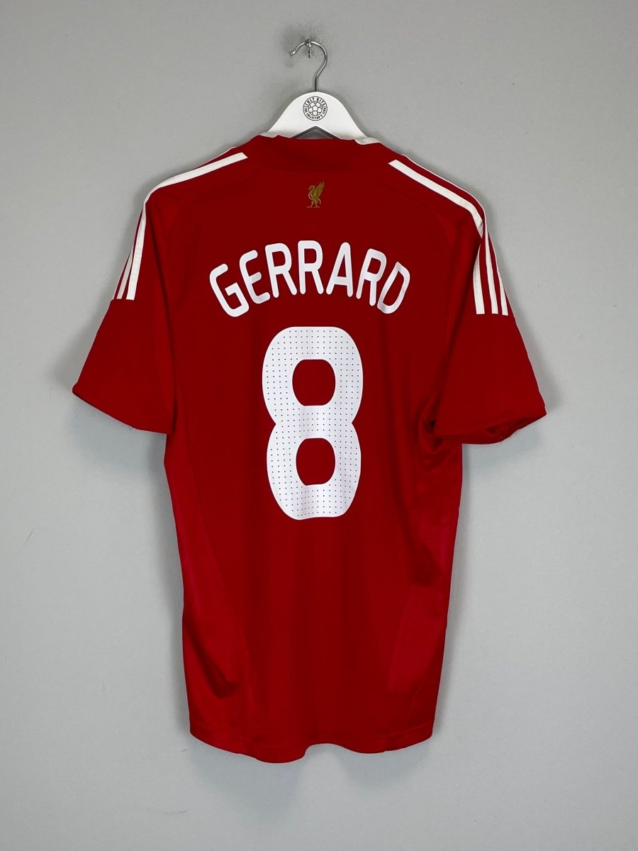 2008/10 LIVERPOOL GERRARD 8 HOME SHIRT (L) ADIDAS - Cult Kits - Large - Buy Vintage Football Shirts, Authentic Retro Football Shirts For Sale, Classic Football Shirts & Soccer Jersey