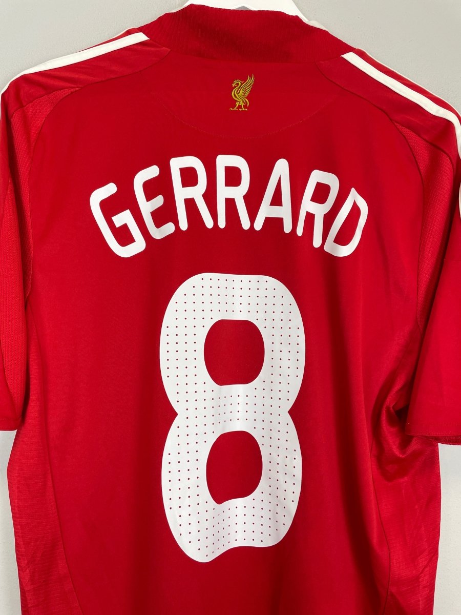 2008/10 LIVERPOOL GERRARD 8 HOME SHIRT (L) ADIDAS - Cult Kits - Large - Buy Vintage Football Shirts, Authentic Retro Football Shirts For Sale, Classic Football Shirts & Soccer Jersey