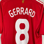 2008/10 LIVERPOOL GERRARD 8 HOME SHIRT (L) ADIDAS - Cult Kits - Large - Buy Vintage Football Shirts, Authentic Retro Football Shirts For Sale, Classic Football Shirts & Soccer Jersey