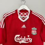 Shop 2008/10 LIVERPOOL GERRARD #8 HOME SHIRT (M) ADIDAS, classic football shirts, vintage football shirts & retro soccer jerseys at Cult Kits