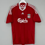 Shop 2008/10 LIVERPOOL GERRARD #8 HOME SHIRT (M) ADIDAS, classic football shirts, vintage football shirts & retro soccer jerseys at Cult Kits