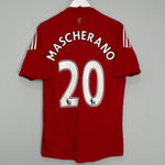 Shop 2008/10 LIVERPOOL MASCHERANO #20 HOME SHIRT (M) ADIDAS, classic football shirts, vintage football shirts & retro soccer jerseys at Cult Kits