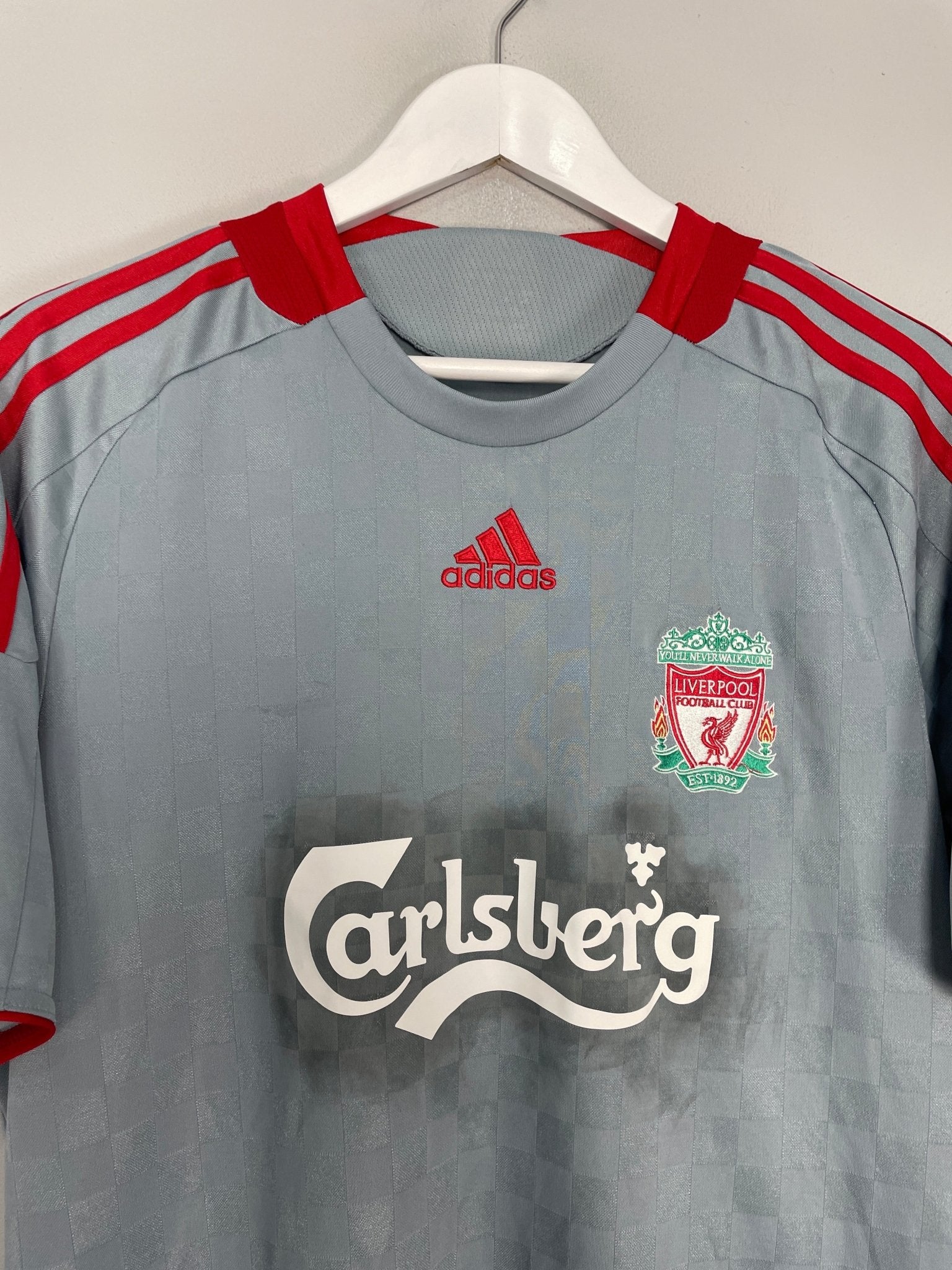 Shop 2008/10 LIVERPOOL TORRES #9 AWAY SHIRT (L) ADIDAS, classic football shirts, vintage football shirts & retro soccer jerseys at Cult Kits